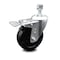 Service Caster 4 Inch Soft Rubber Wheel Swivel 1/2 Inch Stem Caster with Total Lock Brake SCC SCC-TSTTL20S414-SRS-121315 - alternate 1